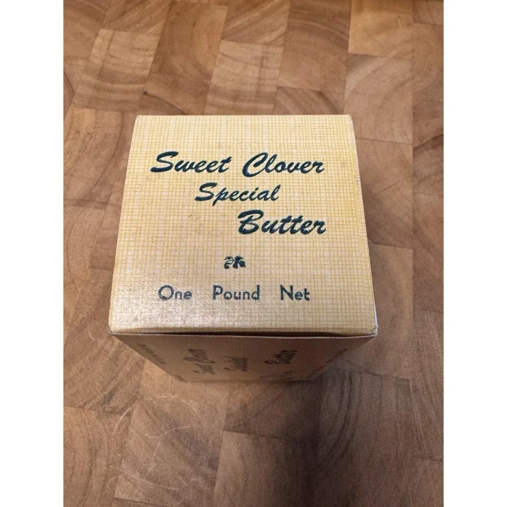 Vintage Sweet Clover Special‎ Butter House pic Burwell Nebraska unused mint